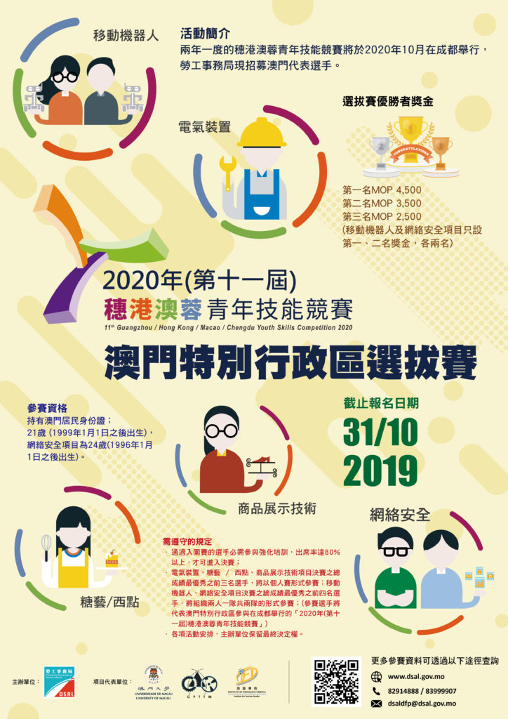 2020年(第十一屆)穗港澳蓉青年技能技競賽