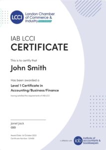 IAB Cert Sample